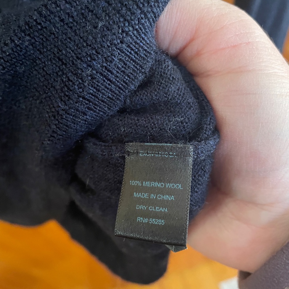Merino wool crew neck - Picture 3 of 4